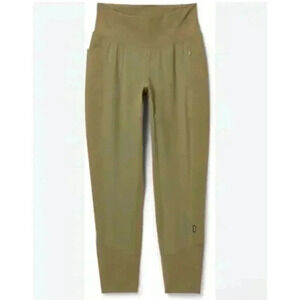 REI Coop Womens Olive Green High Waisted Jogger Pants Casual Activewear sz XS